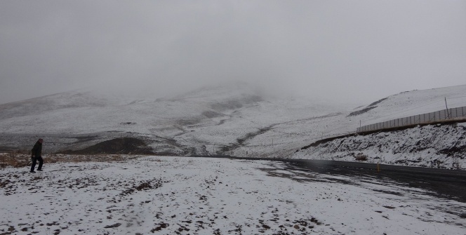 Kent beyaza büründü!