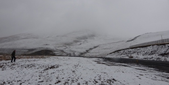 Bu görüntüler bugün Türkiye’de çekildi! Kasım ayında her yer bembeyaz oldu
