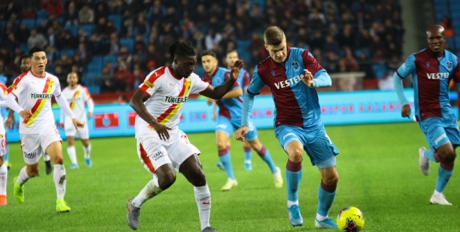 Trabzonspor Göztepe maçından kareler