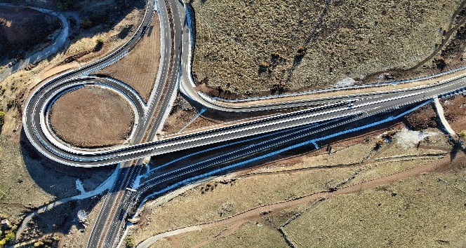 159 viraj kalktı, iki şehir arasındaki mesafe 67 kilometreye düştü