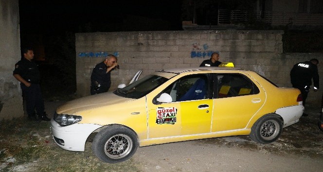 Polisten kaçan taksi sürücüsü aracı terk edip kayıplara karıştı