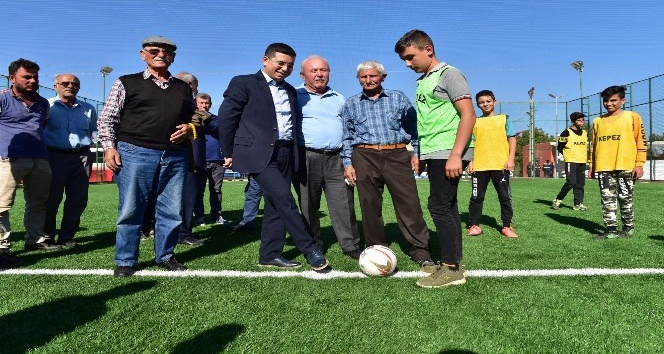 Gaziler Semt Spor Sahası törenle açıldı