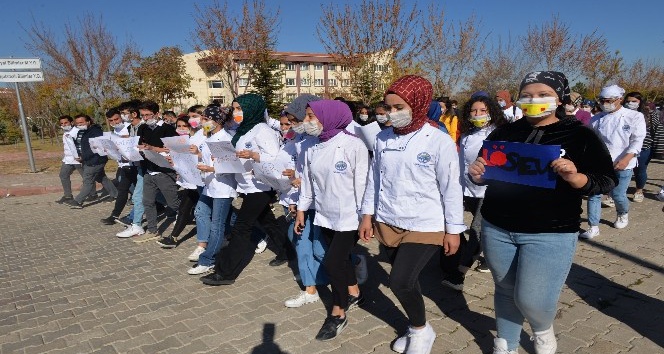 KMÜ’den lösemili çocuklar için maskeli destek yürüyüşü