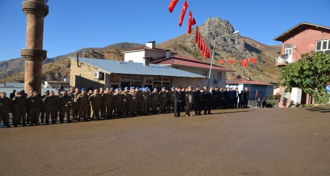 Şemdinli’de Atatürk’ü anma töreni