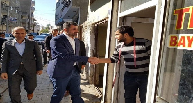 AK Parti Mardin İl Başkanı Kılıç’tan Mazıdağı esnafına ziyaret