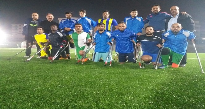 Büyükşehir Ampute takımında TSK maçı hazırlıkları sürüyor