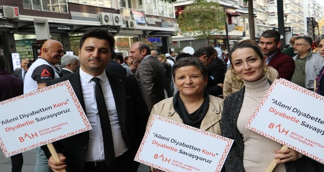 Samsun’da diyabet yürüyüşü