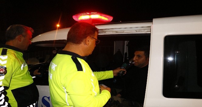Polisten kaçmak isteyen sürücü 134 promil alkollü çıktı