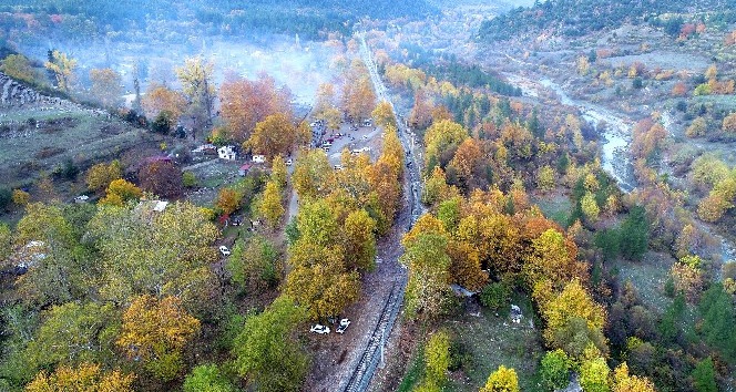 Belemedik, sonbaharda renk cümbüşüne büründü