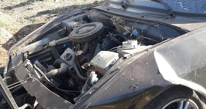 Diyarbakır’da otomobil şarampole yuvarlandı: 1 yaralı