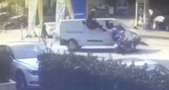 İstanbul’da motosikletli gencin feci ölümü kamerada