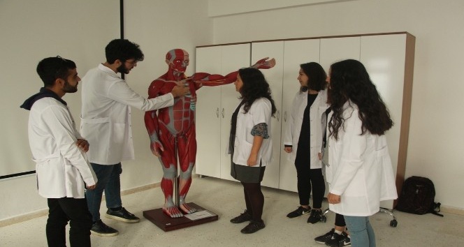 Hemşirelik Bölümü öğrencileri ‘Anatomi Laboratuvarı’nda geleceğe hazırlanıyor