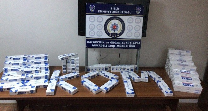 Bitlis’te kaçak sigara operasyonu
