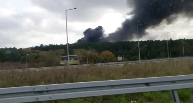Çekmeköy’de askeri alanda orman yangını