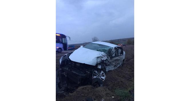 Tekirdağ’da trafik kazası: 3 yaralı