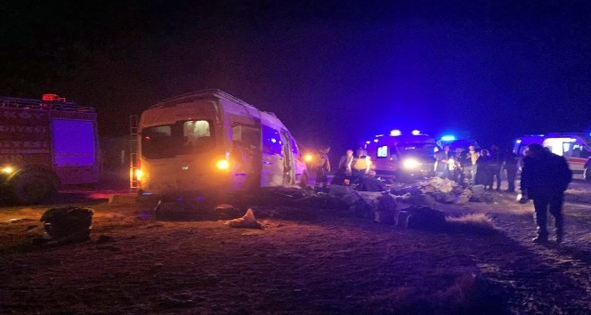 Yozgat’ta trafik kazası: 16 yaralı