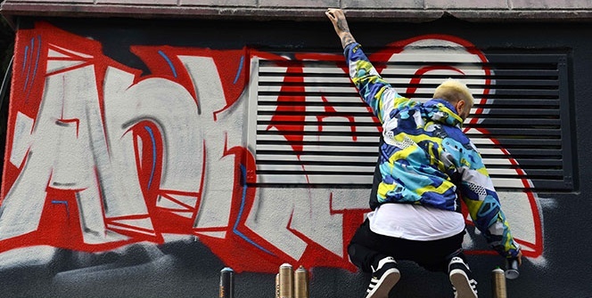 Başkent duvarları rengarenk