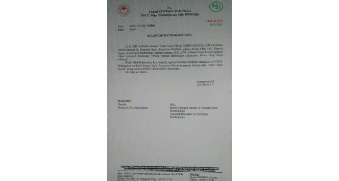 Dere yatağının kurumasına sebep olan inşaat durduruldu