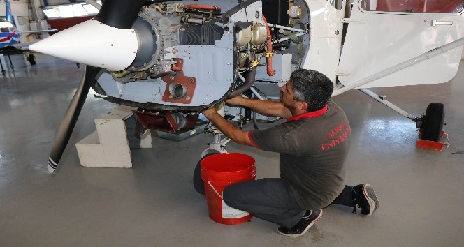 Uçak bakım personeli Samsun’da yetişiyor
