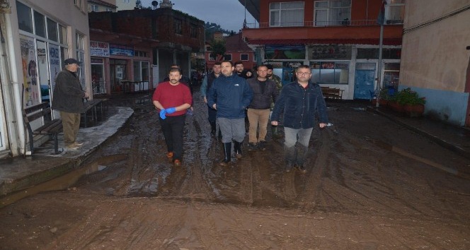 Giresun’da etkili yağış