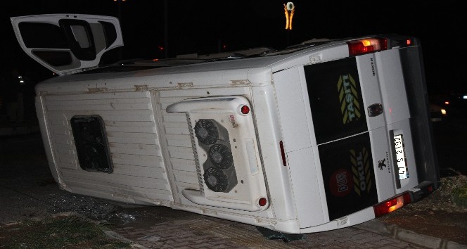 Mardin’de trafik kazası: 2’si polis 7 yaralı