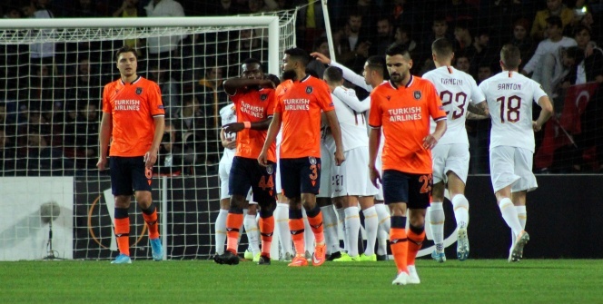 M. Başakşehir Roma maçından kareler