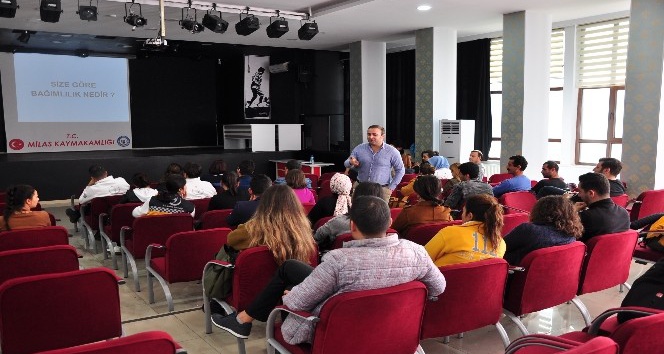 Milas’ta bağımlılıkla mücadele eğitimi