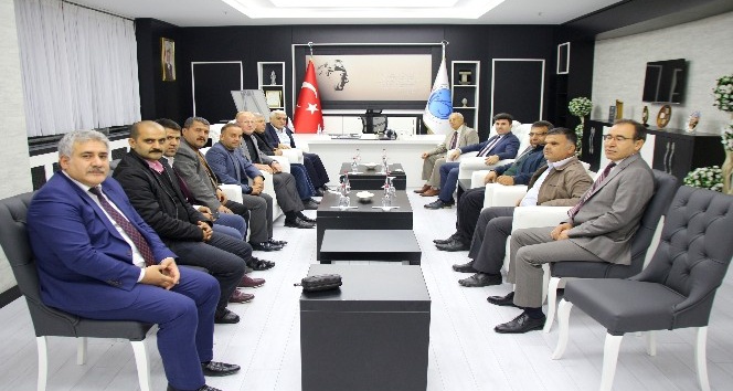 Milletvekili  Dülger Rektörü Karacoşkun’la bir araya geldi