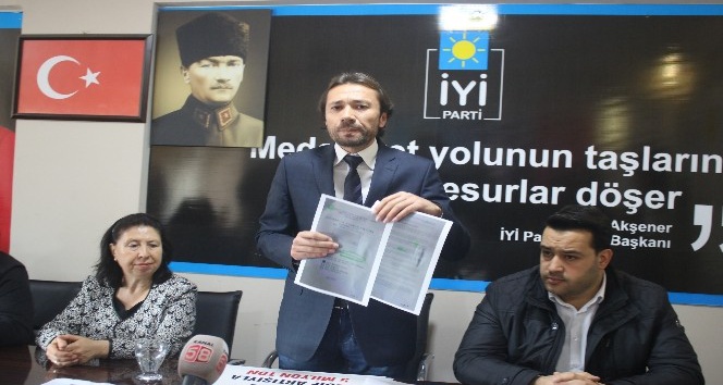 İyi Partiden Uşak Belediyesi hakkında suç duyurusu