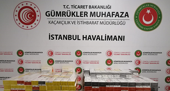 İstanbul Havalimanı'nda elektronik sigara operasyonu