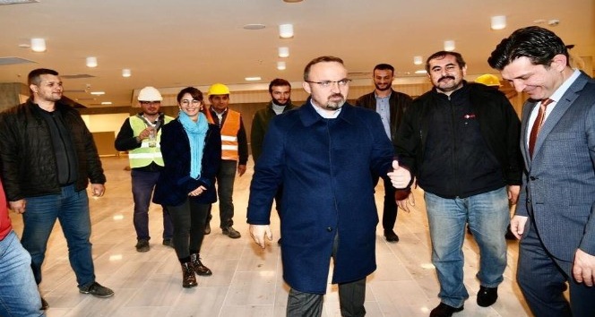 Bülent Turan, Gazievi ve Rehabilitasyon Merkezini ziyaret etti