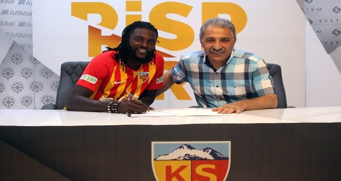 Kayserispor Adebayor ile yolları ayırdı