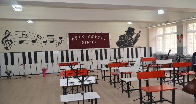 Uludere’de Aşık Veysel sınıfı açıldı