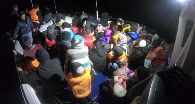 Çanakkale’de 44 düzensiz göçmen yakalandı