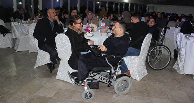 Engelli vatandaşlar ve yakınları yemekte buluştu