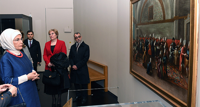 Emine Erdoğan, British Museum&#039;u gezdi