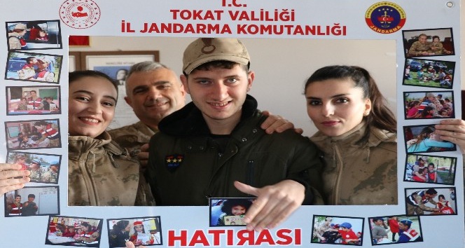 Özel çocukların Jandarma sevgisi