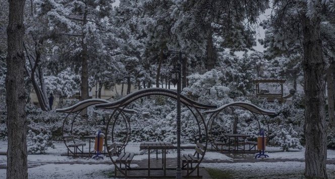 Kar Nevşehir’e çok yakıştı