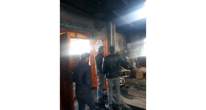 Giresun’da cami yangını