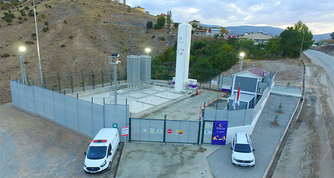 İliç doğal gaz konforuna kavuştu