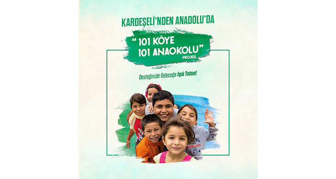 Kardeşeli&#039;nden Anadolu’da 101 köye 101 Anaokulu projesi
