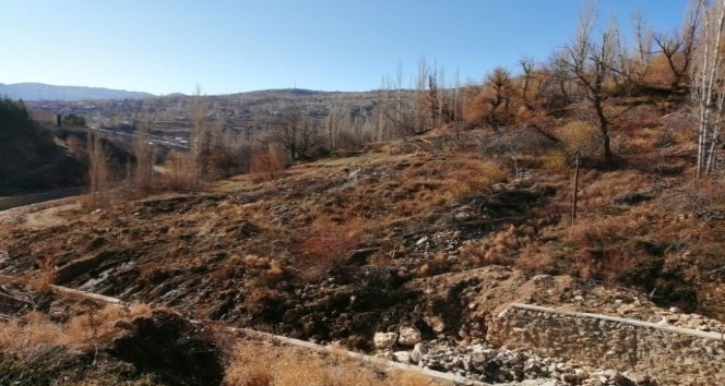 Karaman’da yaşanan heyelan korkuttu