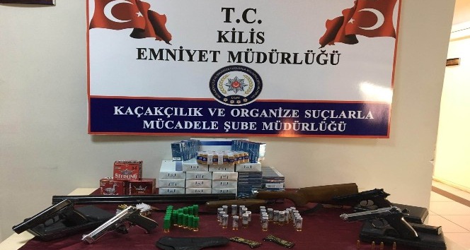 Kilis’te kaçakçılık operasyonu