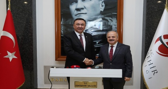 Vali Çakacak, Kırgızistan’ın Ankara Büyükelçisi Omuraliev’i kabul etti