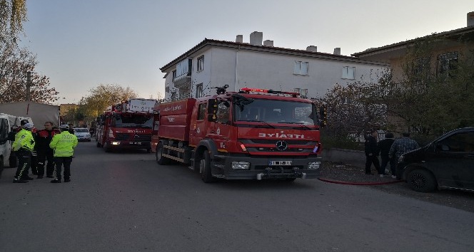 Aksaray’da elektrikli soba yangına neden oldu
