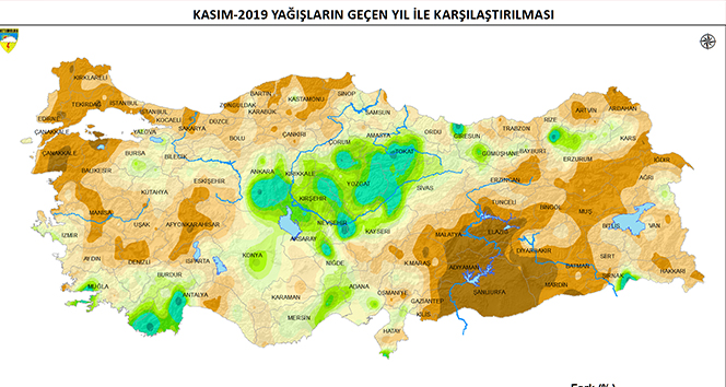 Marmara bölgesinde yağış miktarı geçen yılın aynı dönemine göre yüzde 64 azaldı
