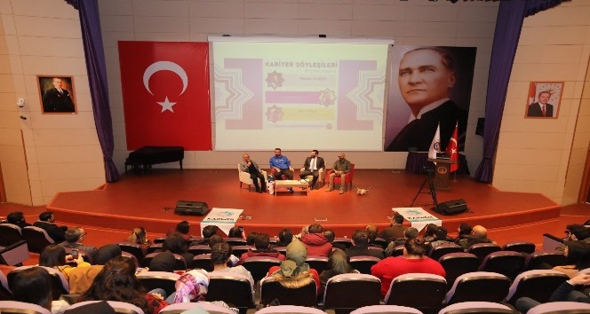 Hobileriyle başarıya ulaşanlar öğrencilerle buluştu