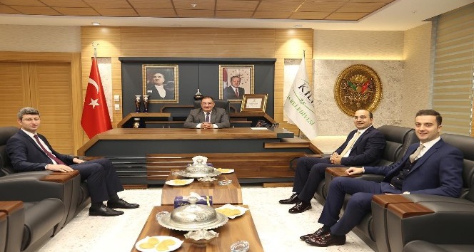 Kaymakamlardan Başkan Bulut’a hayırlı olsun ziyareti