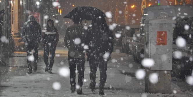 Her yer beyaza büründü!
