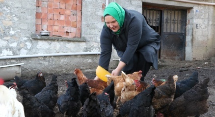 Ukraynalı Nataliya herkesin 'Şengül abla'sı oldu